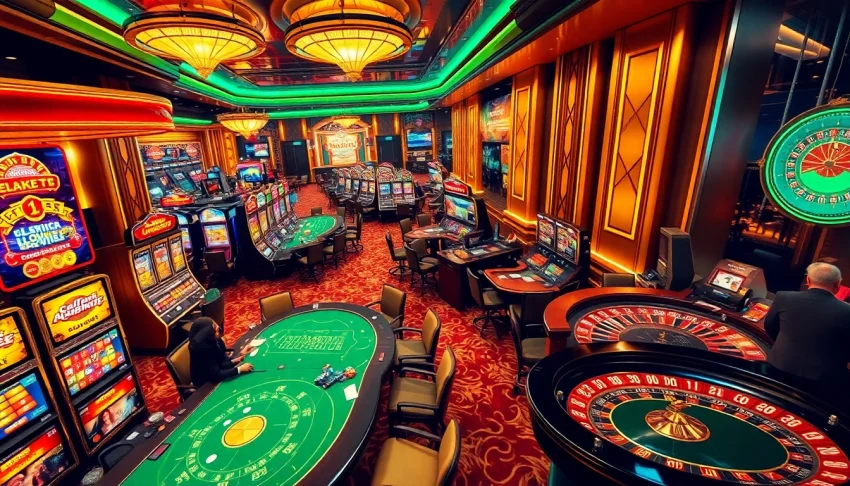 Players engaging at a lively casino table with keonhacai betting options, showcasing excitement and strategy.